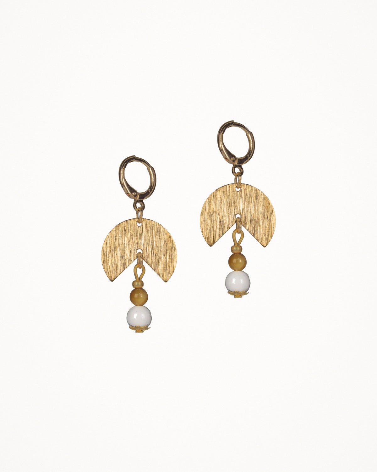 Boucles d'oreilles Lisbon, demi-lune, Casa de Alix